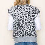Leopard Sweater Vest - 2 Colors! - The Nines