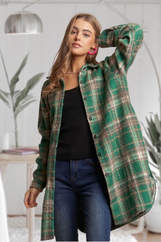Savoring The Moments Long Shacket - 3 Colors! - The Nines