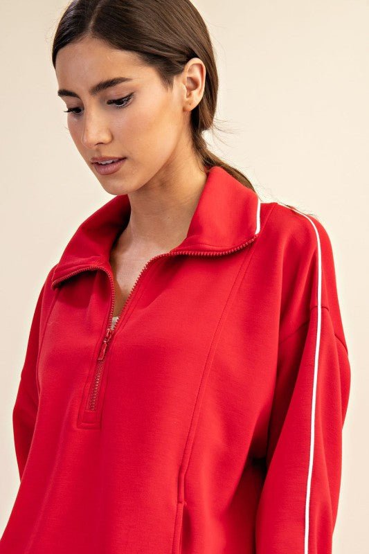 Sporty Scuba Quarter Zip Pullovers - 3 Colors! - The Nines