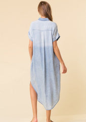 Tencel Denim Shirt Dresses - 2 Colors!