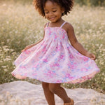 Muslin Smocked Tube Dress - Garden Secrets - The Nines