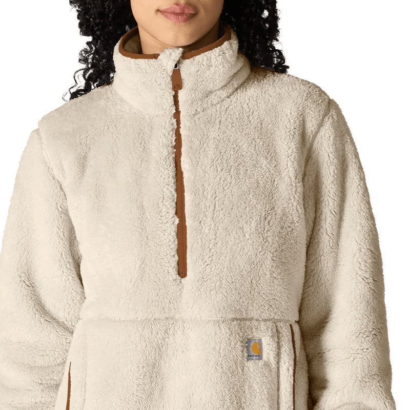 Loose Fit Oatmilk Fleece Pullover - The Nines