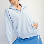 Mock Neck Quarter Zip - 5 colors! - The Nines