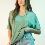 Mineral Washed V - neck tees - 4 Colors! - The Nines