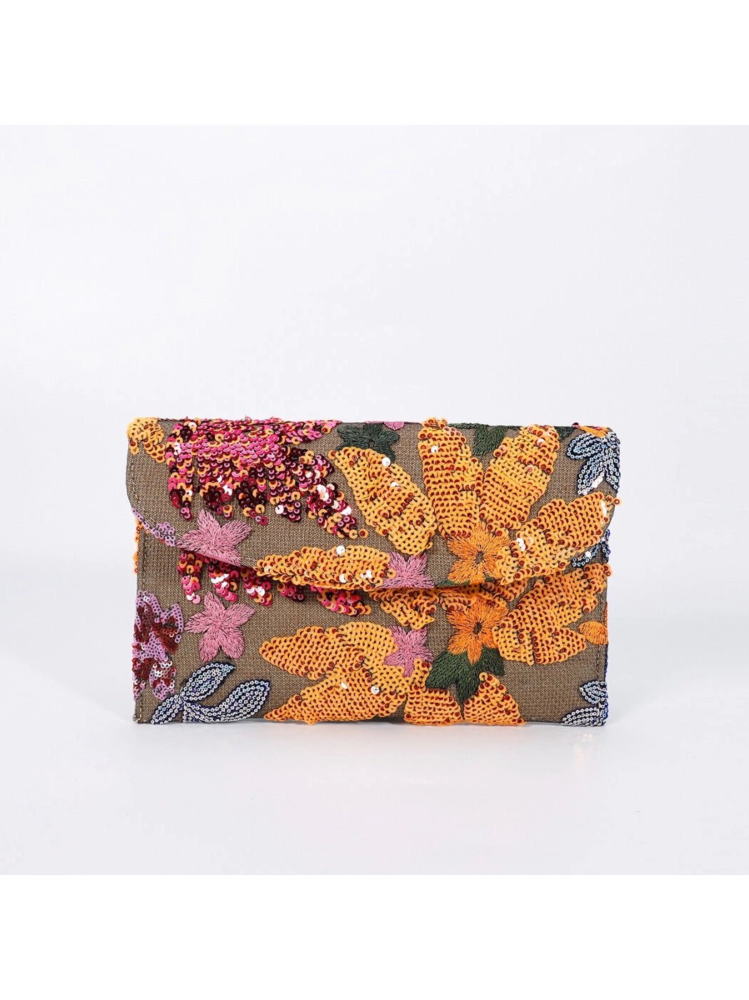 Elegant Floral Clutch - The Nines