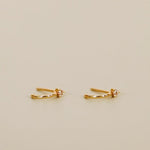 Open Mini Hoop Gold Earrings - The Nines