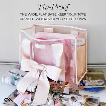 Case - Mate Ballet Pink Bow Jelly Tote - The Nines