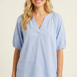 Drew Split Neck Top - 2 Colors! - The Nines