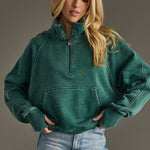 Kiera Quarter Zip Sweatshirt - 3 Colors! - The Nines