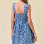 Denim Floral Dress - The Nines