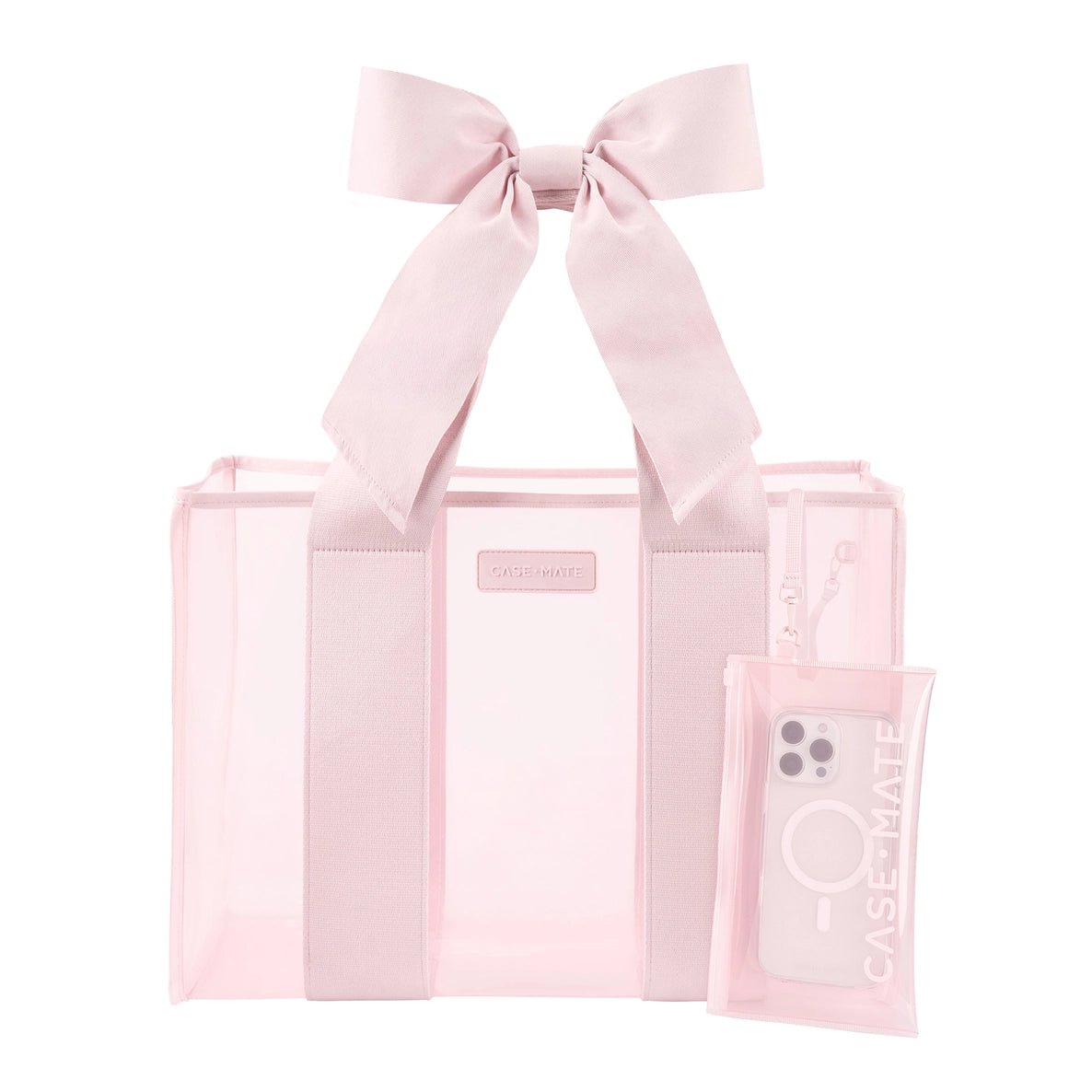 Case - Mate Ballet Pink Bow Jelly Tote - The Nines