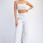 Scuba Cropped Wide Leg - 3 Colors! - The Nines