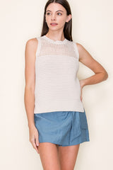 Oatmeal Sweater Tank