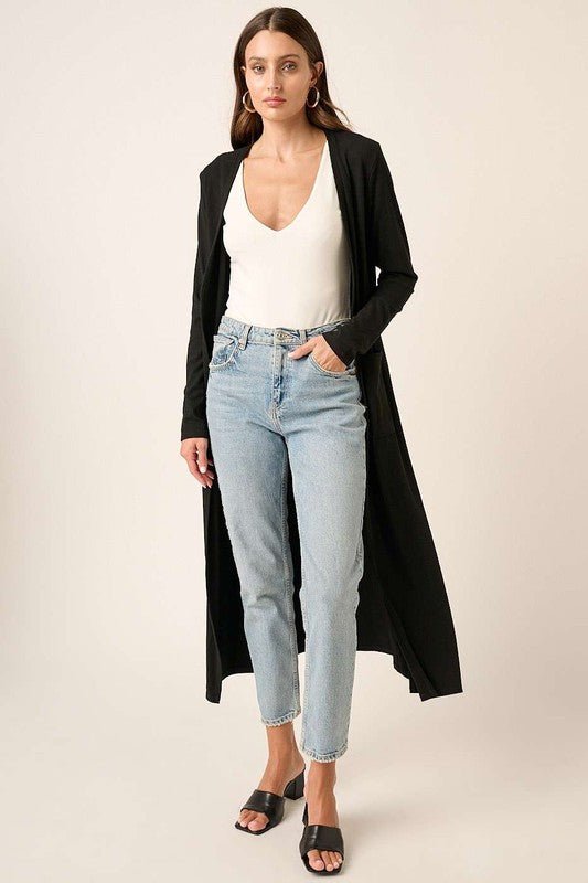 Ribbed Knit Cardigan - 2 Colors! - The Nines