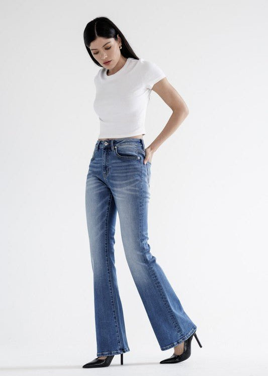 MICA High Rise Relaxed Flare Jean - The Nines