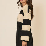 Contrast Sweater Dress - The Nines