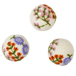Garden Print Wool Dryer Balls - The Nines