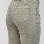 MICA High Rise Crop Ash Olive Gray Jogger - The Nines