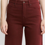 MICA High Rise Burgundy Jean - The Nines