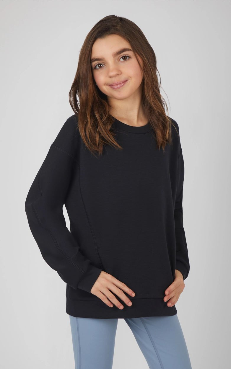 Girls Scuba Pocket Sweatshirts - 4 Colors! - The Nines