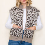 Leopard Sweater Vest - 2 Colors! - The Nines