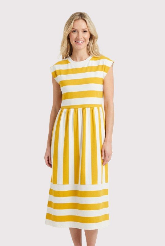 Ruby Striped Pocket Midi Dress - 2 colors! - The Nines