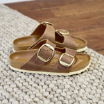 Birkenstock Arizona Big Buckle Sandal - Cognac - FINAL SALE! - The Nines