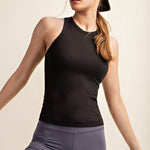 Buttery Soft Built In Bra Racer Tank Top - 3 Colors! - The Nines
