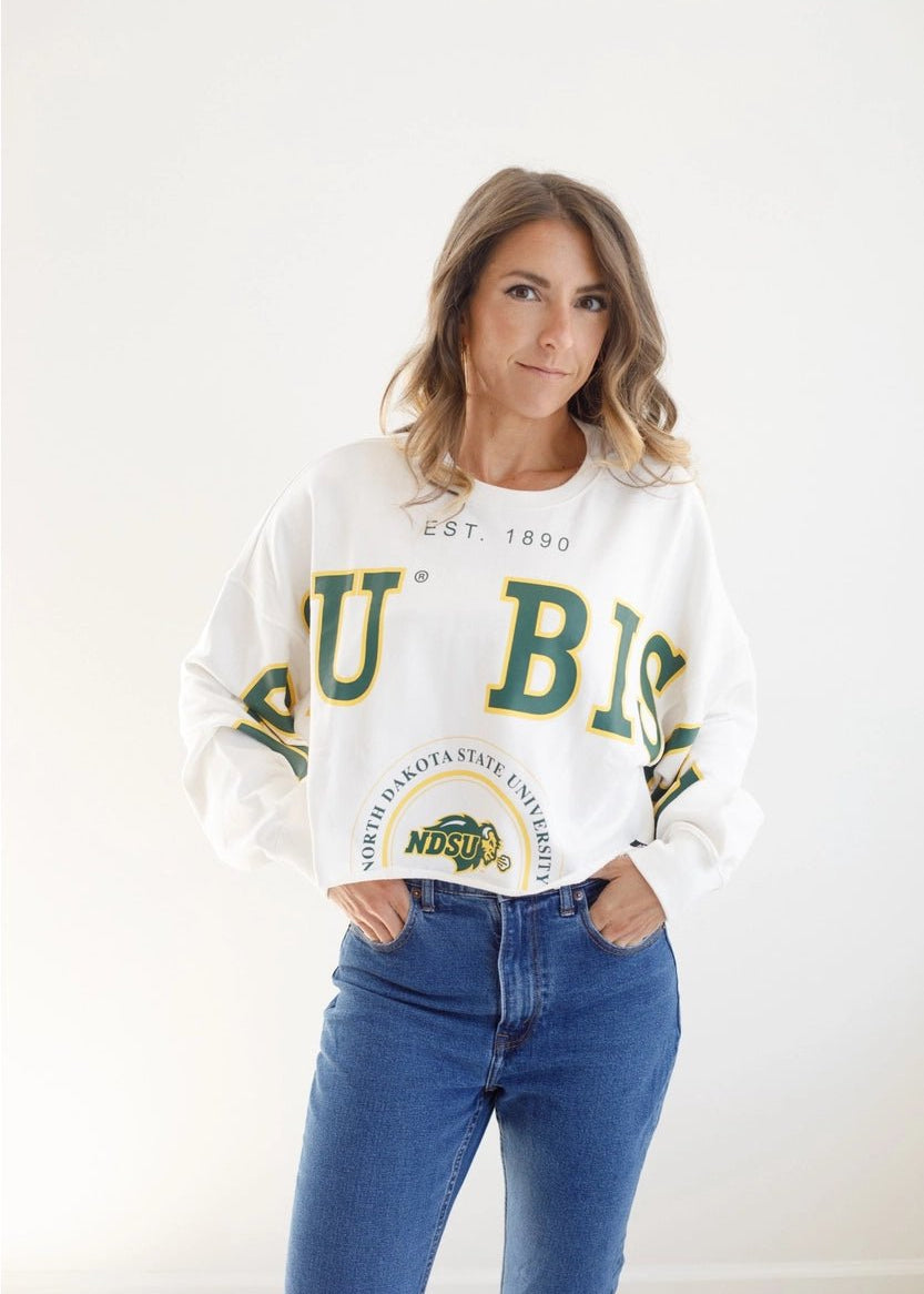 NDSU Split Crop Long Sleeve - The Nines