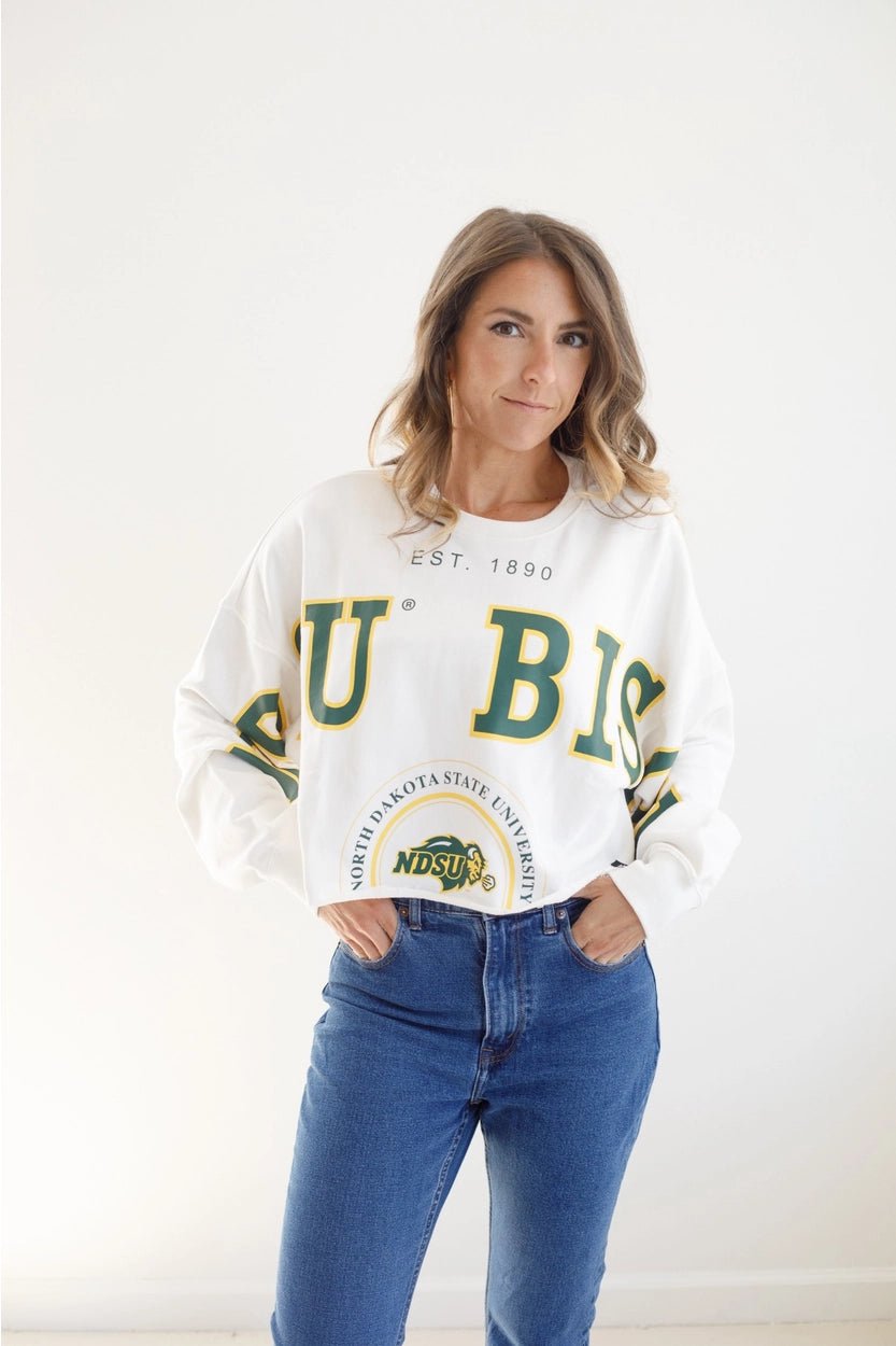 NDSU Split Crop Long Sleeve - The Nines