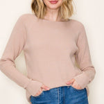 Waffle Textured Pullover - 3 colors! - The Nines