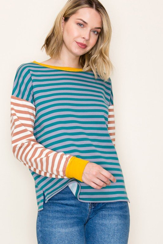Jade French Terry Pullover - The Nines