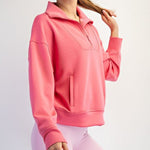 Mock Neck Quarter Zip - 5 colors! - The Nines