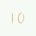 Large Everyday Gold Hoop Earrings - The Nines