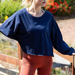 Cropped Long Sleeve Thumbhole Top - 4 Colors! - The Nines