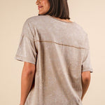 Mineral Washed V - neck tees - 4 Colors! - The Nines