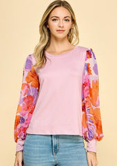 Romance In The Spring Air Top