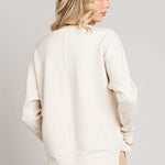 French Vanilla Textured Dolman - The Nines