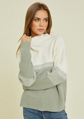 Gradient Mock Sweaters - 2 Colors!