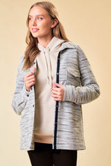 Gray Knit Jacket