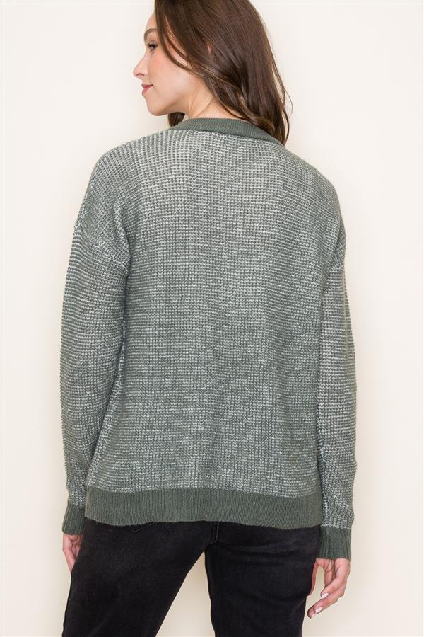 Henley Button Sweaters - 2 colors!