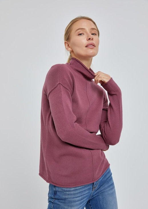 Holly Mock Pullover - 2 Colors!