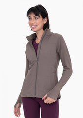Hybrid Fleece Quilted Active Jacket- 2 colors!