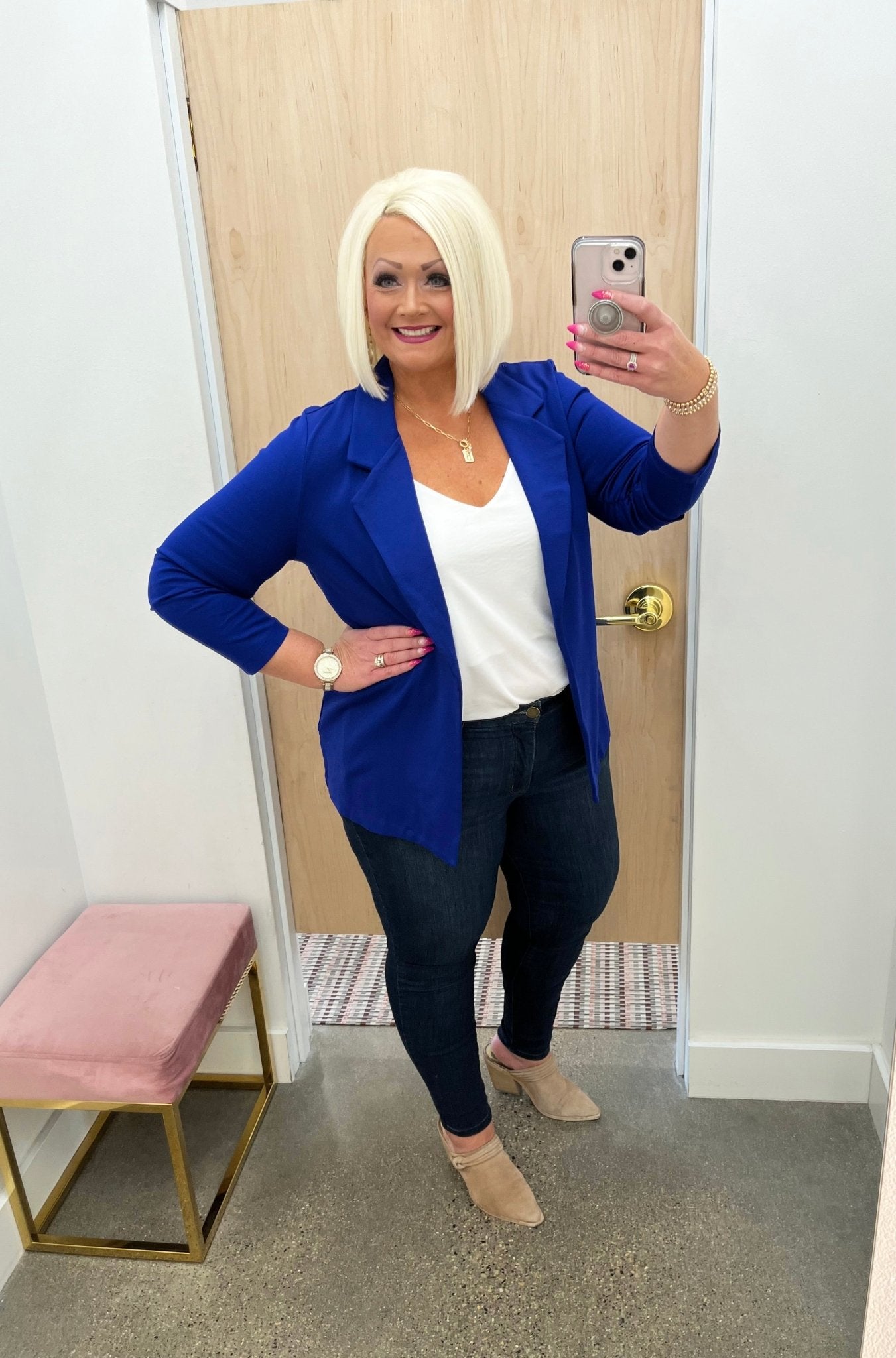 Sloane Stretch Blazer - 8 Colors! - The Nines