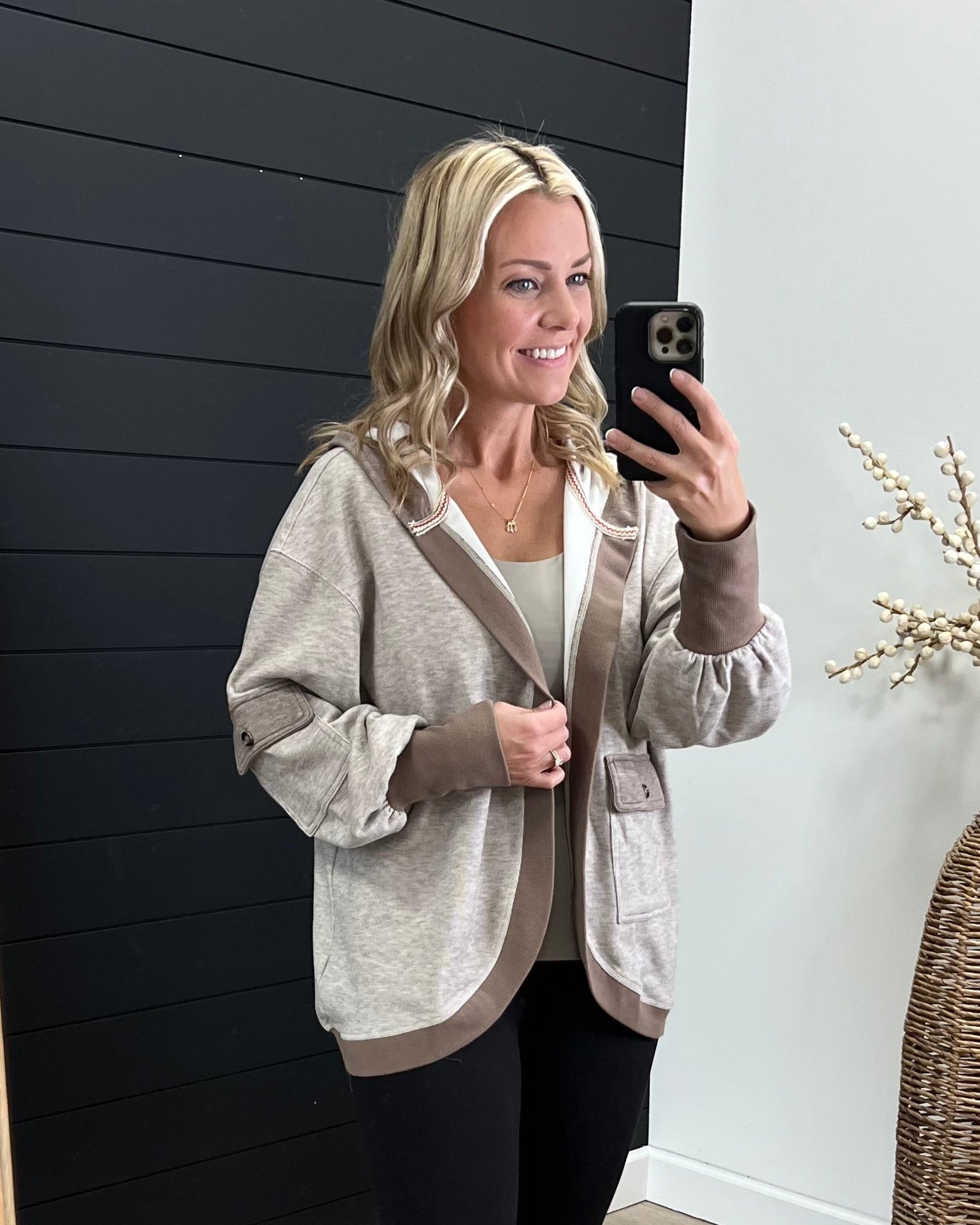 Cozy & Soft Colorblock Hooded Cardigans - 2 Colors! - The Nines