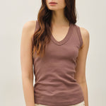 Milk Chocolate Cooper Tank Top - The Nines