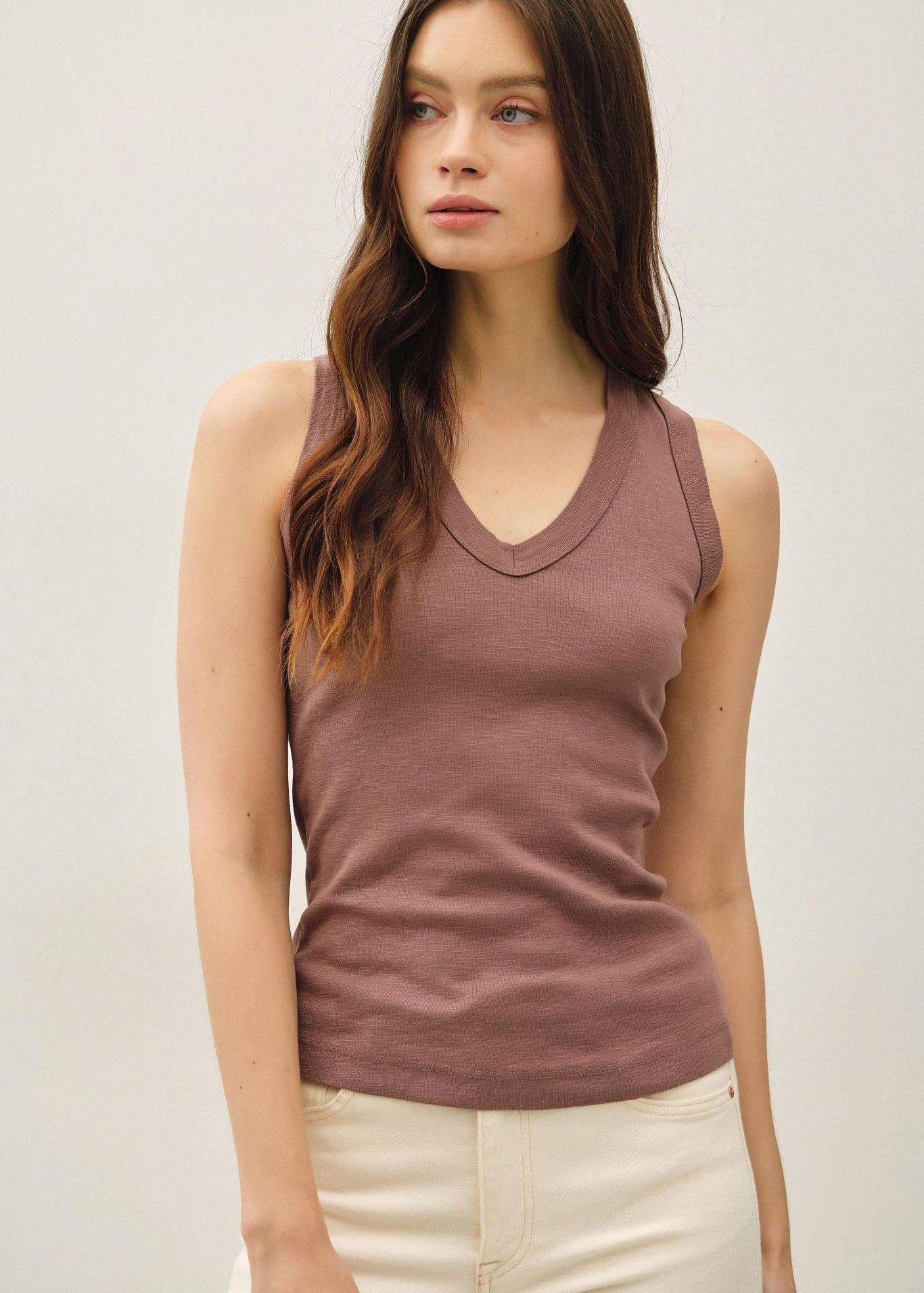 Milk Chocolate Cooper Tank Top - The Nines