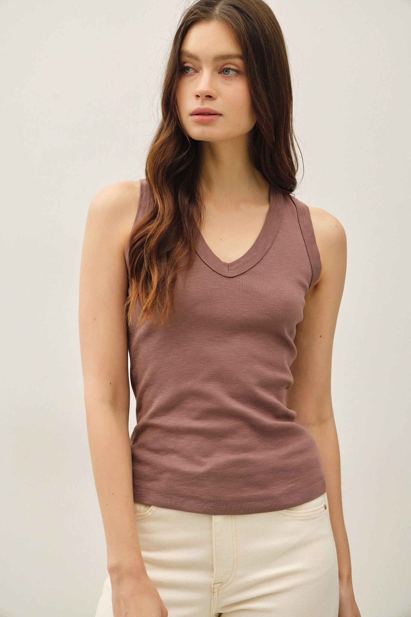 Milk Chocolate Cooper Tank Top - The Nines