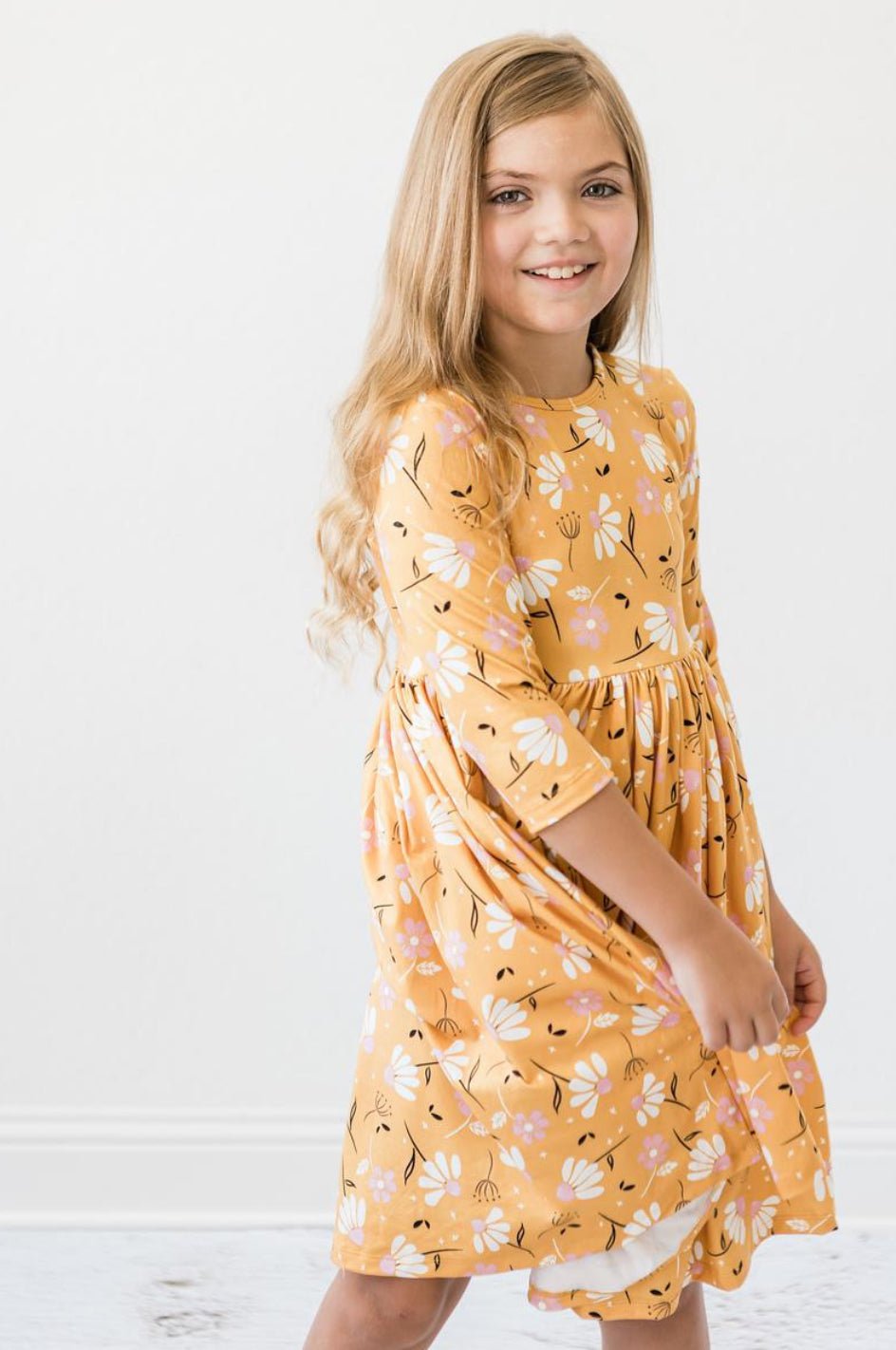 Dandelions In Fall Twirl Dress - The Nines