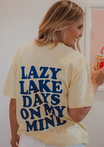 Lazy Lake Days Tee